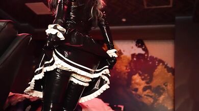 Fetish Jpn Ai slides in rubber storm, ignites uncontrolled urge