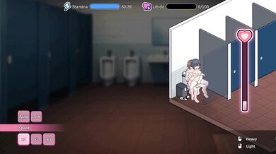 Hentai Game – Busty Police Woman Sex - Immoral Bathhouse