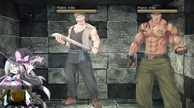 TWO MUSCLE MEN AT THE SAME TIME - WITCH OF ECLIPSE