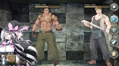 TWO MUSCLE MEN AT THE SAME TIME - WITCH OF ECLIPSE