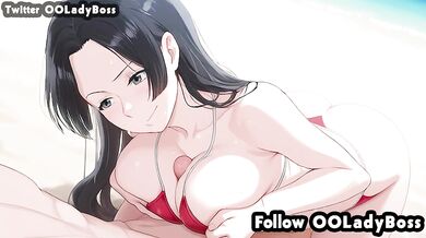 Boa Hancock Bikini Blow Job for her boss hentai animation from One Piece by ooladyboss