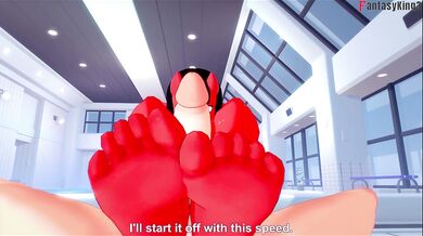 Meru the succubus bikini blowjob | Full & POV on patreon: Fantasyking3