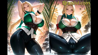 Tsunade in a steamy game of passion all night