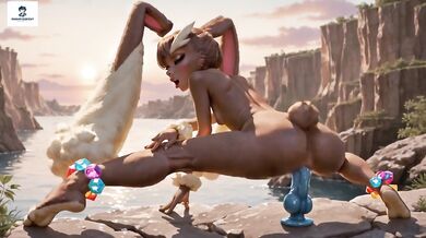 Lopunny Pokemon Furry anal feet rabbit hentai anime