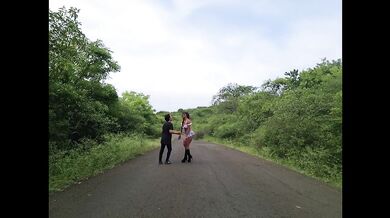 Perverted old man fucks his beautiful, big-assed, big-titted stepdaughter in the countryside