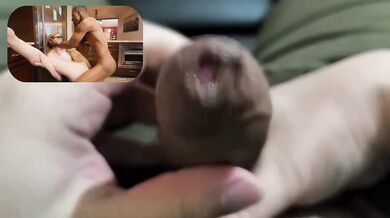 React: Puffy Pussy Ginger Anal Squirter Cheats with Big Cock / Brazzers