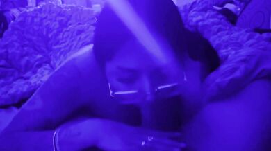 Milf takes dick in her mouth