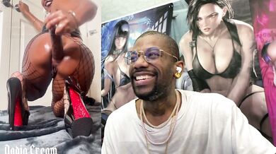 Tight Petite Goth Ebony Babe Fucking And Slapping Her Ass From Behind And Pissing All Over The Place