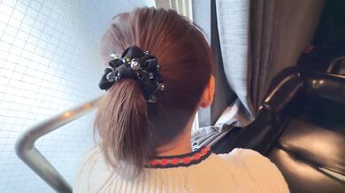 ドM妻がホテルの窓際でセックス　外に人がたってる…歩いてる…ドキドキで興奮