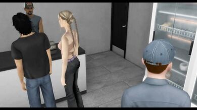 Blonde PAWG cheats with BBC at gas station