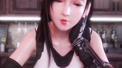 (Tifa animation compilation by Pantsushi) - 3D Tifa is Lonely x Final Fantasy