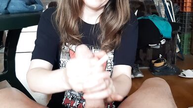 Playing with my dick while smoking
