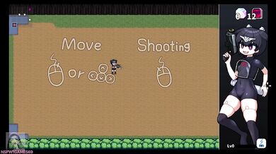shoot and run to the first boss