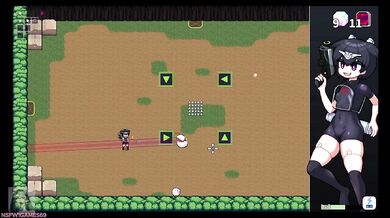 shoot and run to the first boss