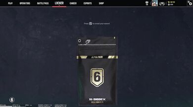 Opening 200 alpha packs in Rainbow six siege
