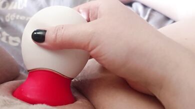 Bought a new sex toy that sucks and licks, my is so happy that it just chokes on its juices