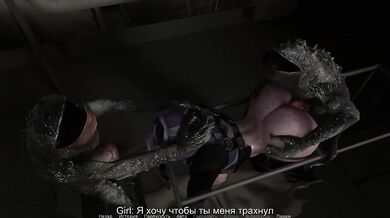5 murlocs take turns fucking a virgin girl in the ass, pussy, and mouth at the same time