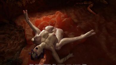 She entered the mutants' cave, and the mutants entered her cave. 3D