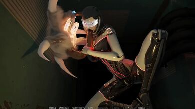 A robotic girl satisfies a monster with her depraved body. 3D