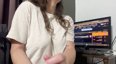 I'll grab your penis and talk to you in a sexy way so you can have a really good orgasm.