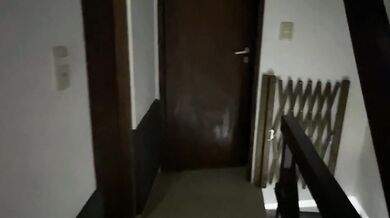 My stepsister takes a bath with the door open so I get the urge to fuck her.