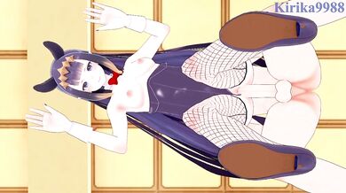 Ninomae Ina'nis (Bunny Girl) and I have intense sex in the casino. - Hololive VTuber Hentai