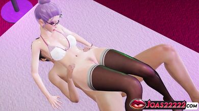 Tsukiyama Uncensored 3D Animation: Pool Reverse Cowgirl, POV Missionary & Underwater Doggystyle Cum