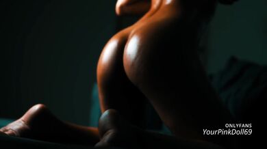 POV, OIL, hermoso cuerpo con aceite