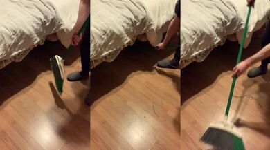 Your husband cleans under the bed without you asking