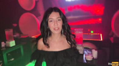 Horny Girl Takes my Hand in a Night Club and Leads me to Publix Toilet for Anal Sex