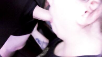 Babes throat game is on point