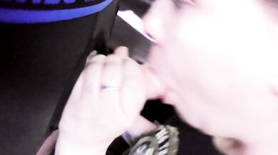 Babes throat game is on point