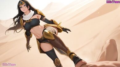 League Of Legends Hentai Anime - Big Tits Xayah Blow Job Hentai by eextoon