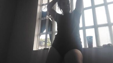 Cock screams as passion burns through tighter, tighter chastity
