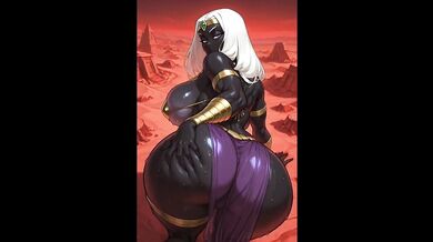Martian Queen Tyr'ahnee - Duck Dodgers - playing with her space butt ​​ (Teaser)
