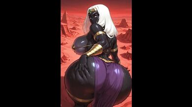 Martian Queen Tyr'ahnee - Duck Dodgers - playing with her space butt ​​ (Teaser)