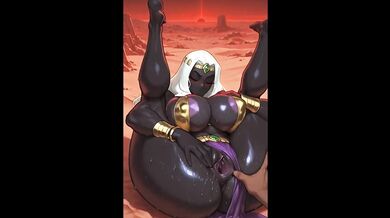 Martian Queen Tyr'ahnee - Duck Dodgers - playing with her space butt ​​ (Teaser)