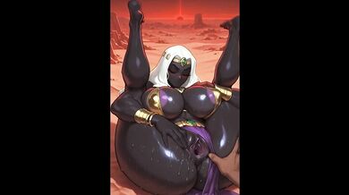 Martian Queen Tyr'ahnee - Duck Dodgers - playing with her space butt ​​ (Teaser)