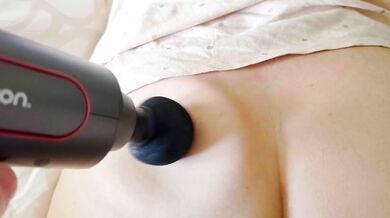 Ass massage with a plug gives some extra pleasure