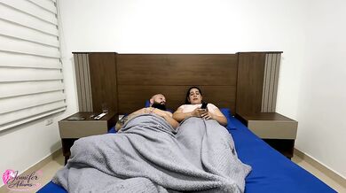 Mi boyfriend has something to rest and his friend enters the room and fucks me in the same bed (Part 1)