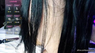 COCK PULSING HARD, RAVENFOXXY'S TEASING TURNS INTO WILD ORGASMS