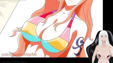 Nami loves fucking on the beach