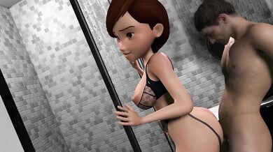 Helen Parr Goes Rough On Her Naked Assistant