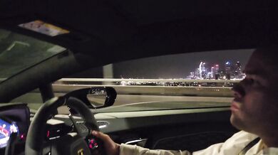 18 Maori girl rides in my new Lamborghini