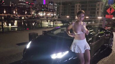 18 Maori girl rides in my new Lamborghini