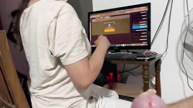 My stepsister likes to watch porn with my penis in her hand