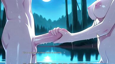 Frantic parody ropes raging cock in forbidden animation fantasy