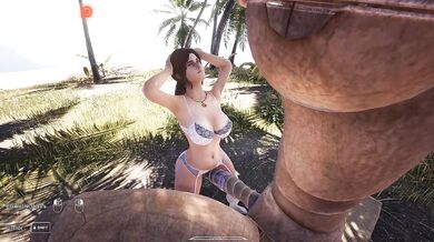 Lara Croft craves that huge cock, the statue awakens and grants her wish. 3D Hentai Game