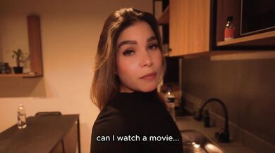 My LATINA STEPDAUGHTER blows me while we watch movies! Papuchizz - Carolina agudelo