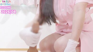 【素人】むっちりナースのゴム手袋手コキ【日本人】色白 countdown 巨乳 デカ尻 個人撮影 Japanese Hentai Asian